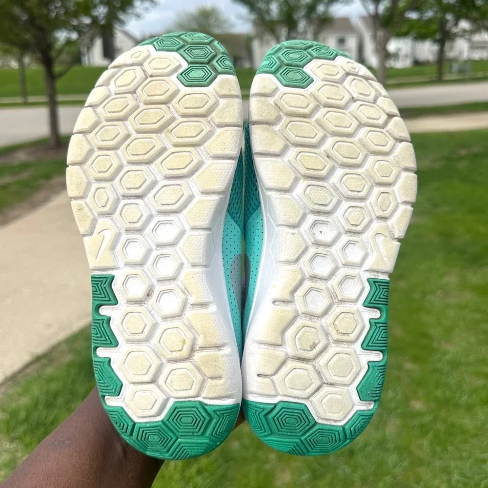 Nike Flex Experience RN 5 Athletic Shoes Big Kid Size 5Y Hyper Turquoise Volt